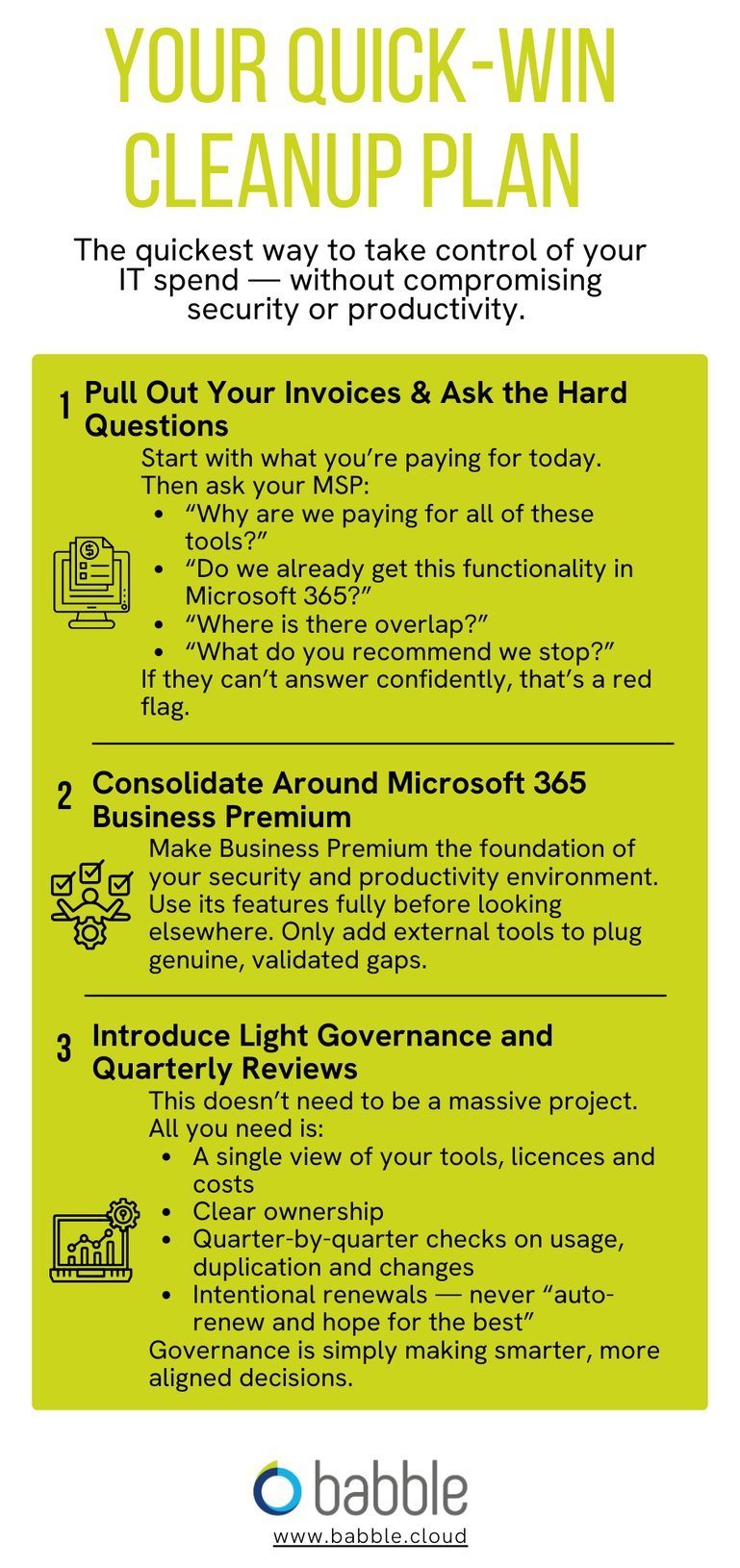 Quick-Win Duplicate IT Spend Cleanup Plan