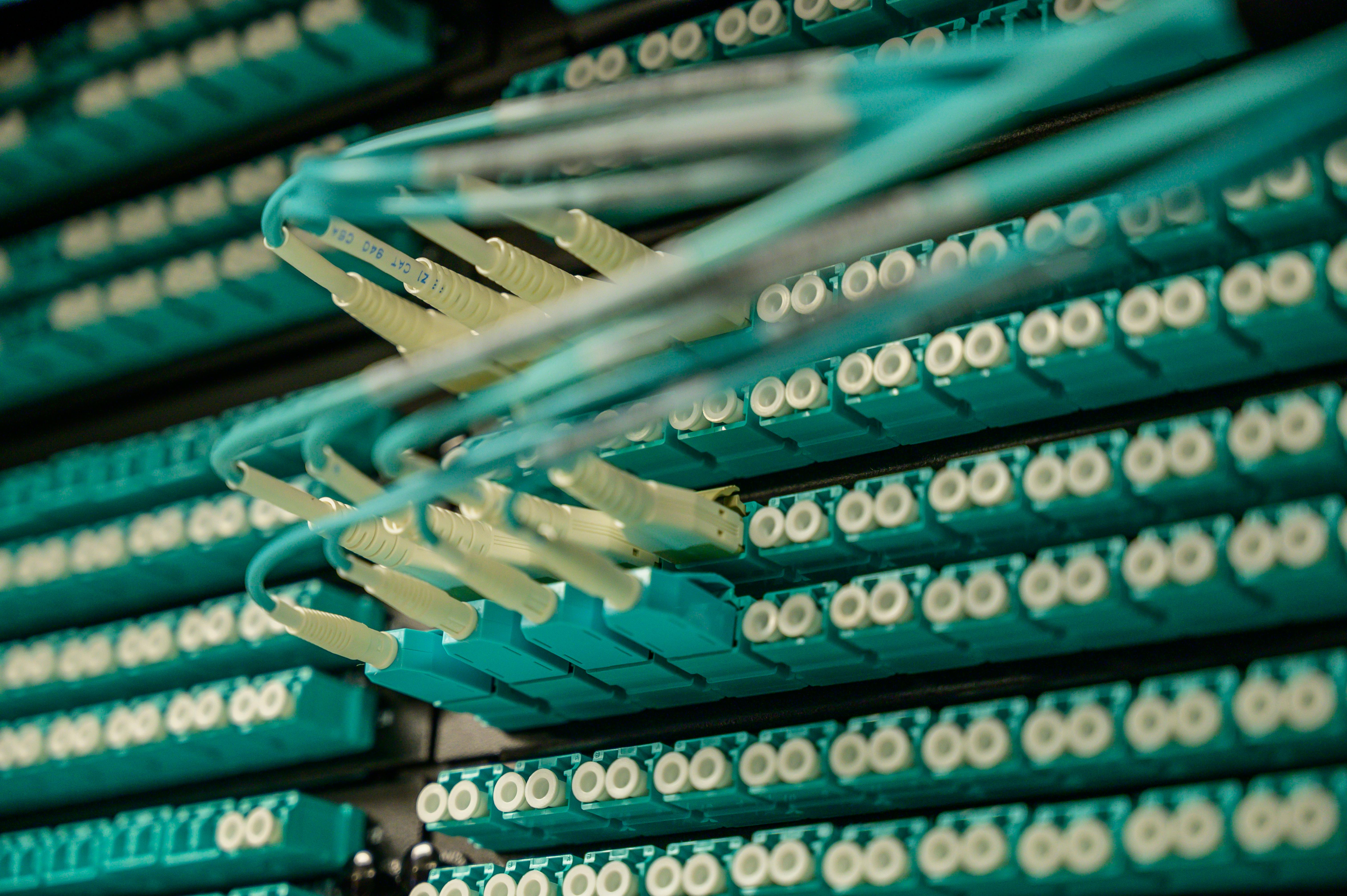 This is a zoomed in image of broadband wires.